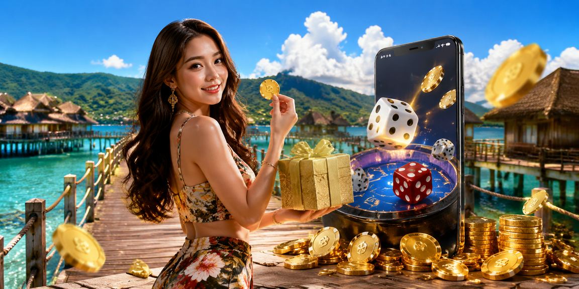 Permainan dadu gaya tradisional Sabah dengan paparan digital moden